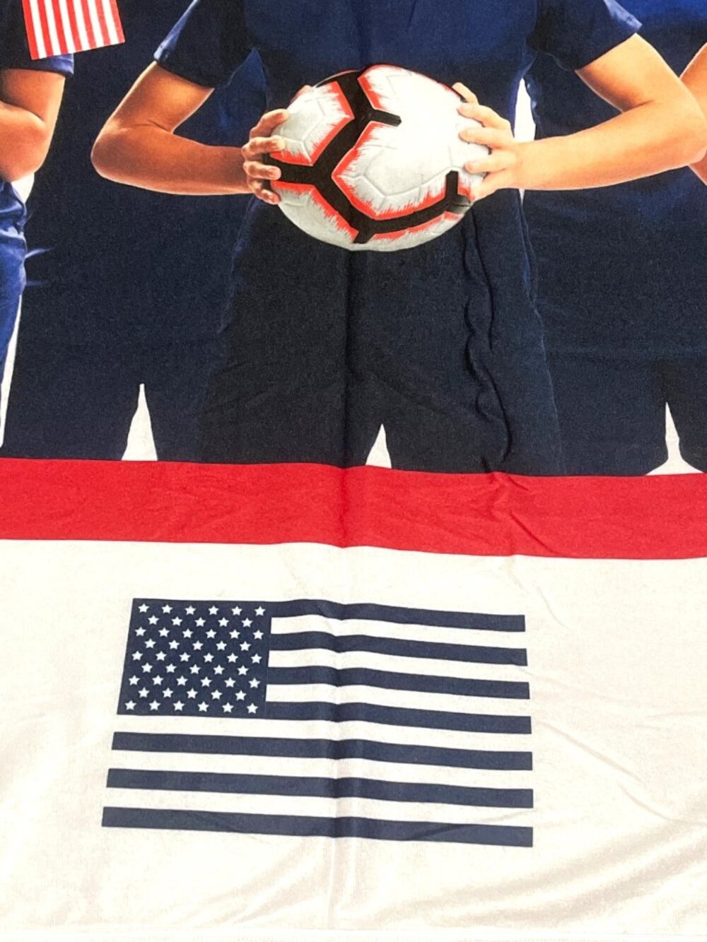 Soccer World Cup Olympic Team United States Womens USWNT Throw Blanket FIFA - Picture 6 of 10